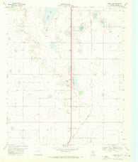 Skeen Lake Texas Historical topographic map, 1:24000 scale, 7.5 X 7.5 Minute, Year 1969