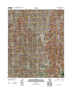 Skellytown Texas Historical topographic map, 1:24000 scale, 7.5 X 7.5 Minute, Year 2012