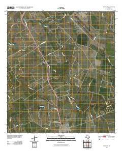 Skidmore Texas Historical topographic map, 1:24000 scale, 7.5 X 7.5 Minute, Year 2010