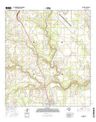 Skidmore Texas Current topographic map, 1:24000 scale, 7.5 X 7.5 Minute, Year 2016