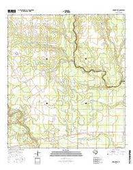 Skidmore NE Texas Current topographic map, 1:24000 scale, 7.5 X 7.5 Minute, Year 2016