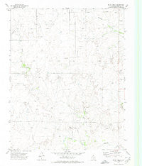 Skunk Creek Texas Historical topographic map, 1:24000 scale, 7.5 X 7.5 Minute, Year 1972