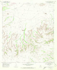 Skyscraper Peak Texas Historical topographic map, 1:24000 scale, 7.5 X 7.5 Minute, Year 1969