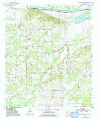 Slate Shoals Texas Historical topographic map, 1:24000 scale, 7.5 X 7.5 Minute, Year 1951