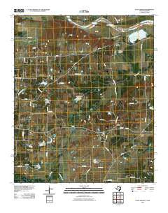 Slate Shoals Texas Historical topographic map, 1:24000 scale, 7.5 X 7.5 Minute, Year 2010
