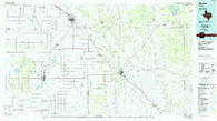 Slaton Texas Historical topographic map, 1:100000 scale, 30 X 60 Minute, Year 1986