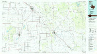 Slaton Texas Historical topographic map, 1:100000 scale, 30 X 60 Minute, Year 1986