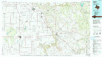 Slaton Texas Historical topographic map, 1:100000 scale, 30 X 60 Minute, Year 1986