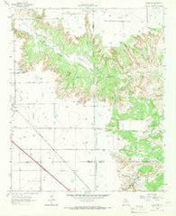 Slaton NE Texas Historical topographic map, 1:24000 scale, 7.5 X 7.5 Minute, Year 1965