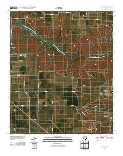 Slaton NE Texas Historical topographic map, 1:24000 scale, 7.5 X 7.5 Minute, Year 2010