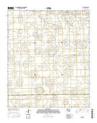 Slide Texas Current topographic map, 1:24000 scale, 7.5 X 7.5 Minute, Year 2016