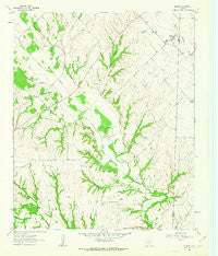 Slidell Texas Historical topographic map, 1:24000 scale, 7.5 X 7.5 Minute, Year 1961