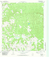 Slocum Texas Historical topographic map, 1:24000 scale, 7.5 X 7.5 Minute, Year 1982