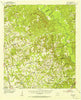 Slocum Texas Historical topographic map, 1:62500 scale, 15 X 15 Minute, Year 1952