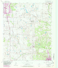 Sloop Creek Texas Historical topographic map, 1:24000 scale, 7.5 X 7.5 Minute, Year 1956