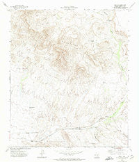 Small Texas Historical topographic map, 1:24000 scale, 7.5 X 7.5 Minute, Year 1972