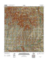 Small Texas Historical topographic map, 1:24000 scale, 7.5 X 7.5 Minute, Year 2013