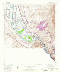 Smeltertown Texas Historical topographic map, 1:24000 scale, 7.5 X 7.5 Minute, Year 1955