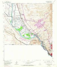 Smeltertown Texas Historical topographic map, 1:24000 scale, 7.5 X 7.5 Minute, Year 1955