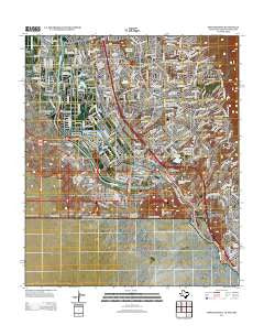 Smeltertown Texas Historical topographic map, 1:24000 scale, 7.5 X 7.5 Minute, Year 2012