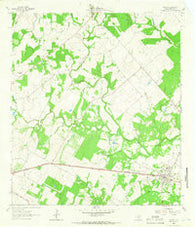 Smiley Texas Historical topographic map, 1:24000 scale, 7.5 X 7.5 Minute, Year 1962