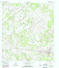 Smiley Texas Historical topographic map, 1:24000 scale, 7.5 X 7.5 Minute, Year 1962