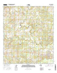 Smiley Texas Current topographic map, 1:24000 scale, 7.5 X 7.5 Minute, Year 2016