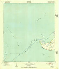 Smith Point Texas Historical topographic map, 1:24000 scale, 7.5 X 7.5 Minute, Year 1943