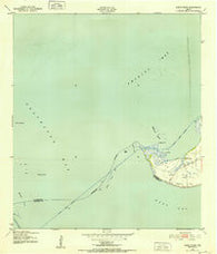Smith Point Texas Historical topographic map, 1:24000 scale, 7.5 X 7.5 Minute, Year 1943