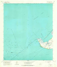 Smith Point Texas Historical topographic map, 1:24000 scale, 7.5 X 7.5 Minute, Year 1961