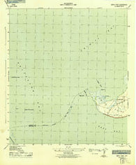 Smith Point Texas Historical topographic map, 1:25000 scale, 7.5 X 7.5 Minute, Year 1943