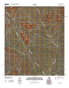 Smith Hills Texas Historical topographic map, 1:24000 scale, 7.5 X 7.5 Minute, Year 2010