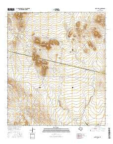 Smith Hills Texas Current topographic map, 1:24000 scale, 7.5 X 7.5 Minute, Year 2016