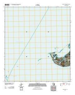 Smith Point Texas Historical topographic map, 1:24000 scale, 7.5 X 7.5 Minute, Year 2010