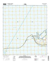 Smith Point Texas Current topographic map, 1:24000 scale, 7.5 X 7.5 Minute, Year 2016