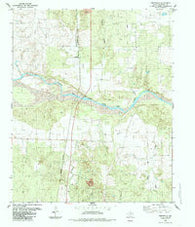Smithdale Texas Historical topographic map, 1:24000 scale, 7.5 X 7.5 Minute, Year 1985