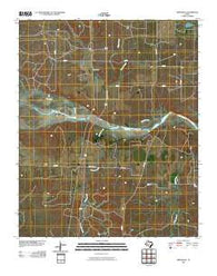 Smithdale Texas Historical topographic map, 1:24000 scale, 7.5 X 7.5 Minute, Year 2010
