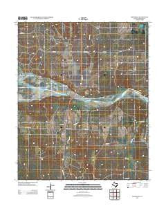 Smithdale Texas Historical topographic map, 1:24000 scale, 7.5 X 7.5 Minute, Year 2012