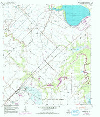 Smithers Lake Texas Historical topographic map, 1:24000 scale, 7.5 X 7.5 Minute, Year 1953