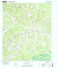 Smithland Texas Historical topographic map, 1:24000 scale, 7.5 X 7.5 Minute, Year 1962