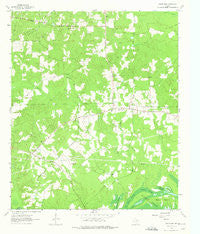 Smithland Texas Historical topographic map, 1:24000 scale, 7.5 X 7.5 Minute, Year 1962