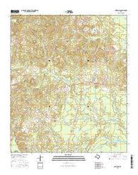 Smithland Texas Current topographic map, 1:24000 scale, 7.5 X 7.5 Minute, Year 2016