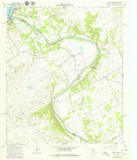 Smiths Bend Texas Historical topographic map, 1:24000 scale, 7.5 X 7.5 Minute, Year 1966