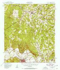 Smithville Texas Historical topographic map, 1:62500 scale, 15 X 15 Minute, Year 1948