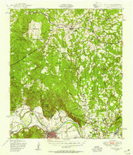 Smithville Texas Historical topographic map, 1:62500 scale, 15 X 15 Minute, Year 1948