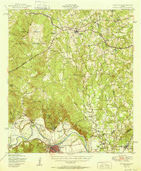 Smithville Texas Historical topographic map, 1:62500 scale, 15 X 15 Minute, Year 1950