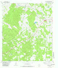 Smithville NW Texas Historical topographic map, 1:24000 scale, 7.5 X 7.5 Minute, Year 1982