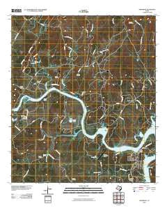 Smithwick Texas Historical topographic map, 1:24000 scale, 7.5 X 7.5 Minute, Year 2010