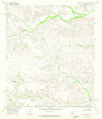 Smoky Mountain Ranch Texas Historical topographic map, 1:24000 scale, 7.5 X 7.5 Minute, Year 1969