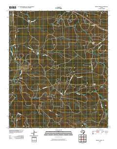 Smoky Draw Texas Historical topographic map, 1:24000 scale, 7.5 X 7.5 Minute, Year 2010